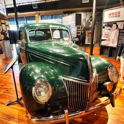 Das Auto des Musikethnologen Alan Lomax...