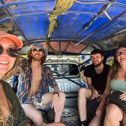 Getting rattled in the tuktuk