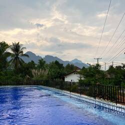 Pool with a view