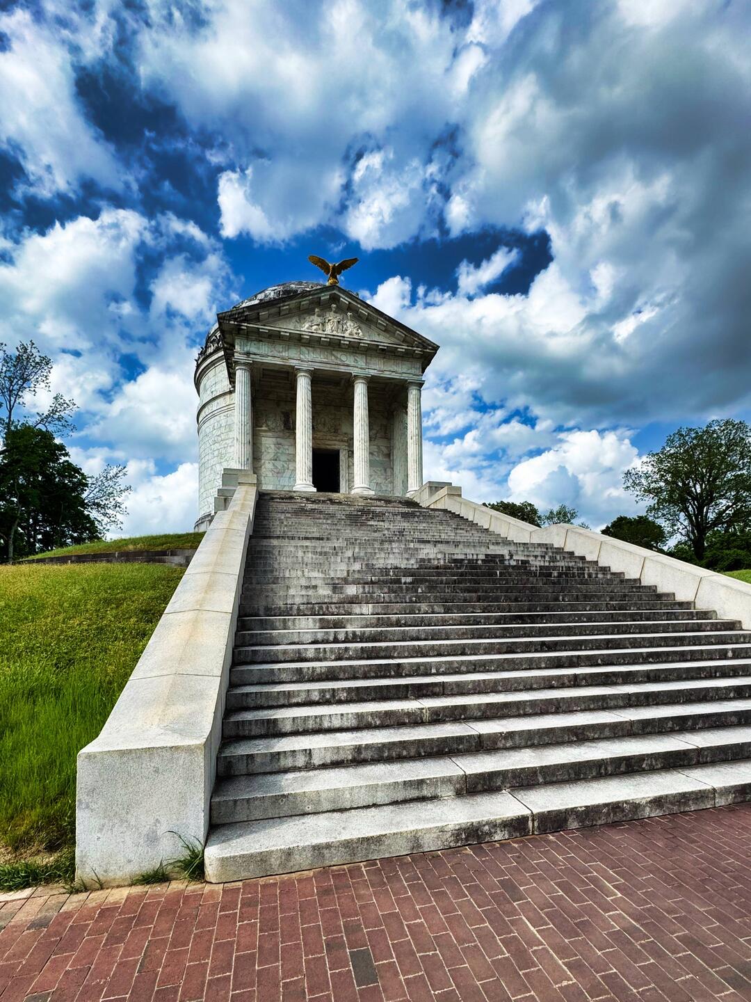 Illinois stellte das größte Kontingent der Unionstruppen. Das Monument erinnert an sie