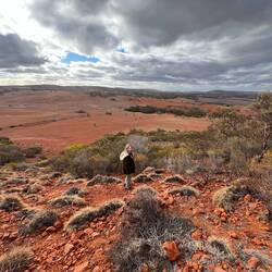 Campsite in the distance