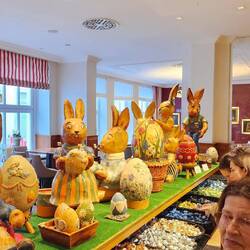 Café Niederegger renowned producer of marzipan & sweets, founded in 1806 by Johann Georg Niederegge