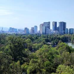 Blick über den Bosque de Chapultepec