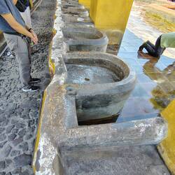 Öffentlicher Wäsche-Waschplatz