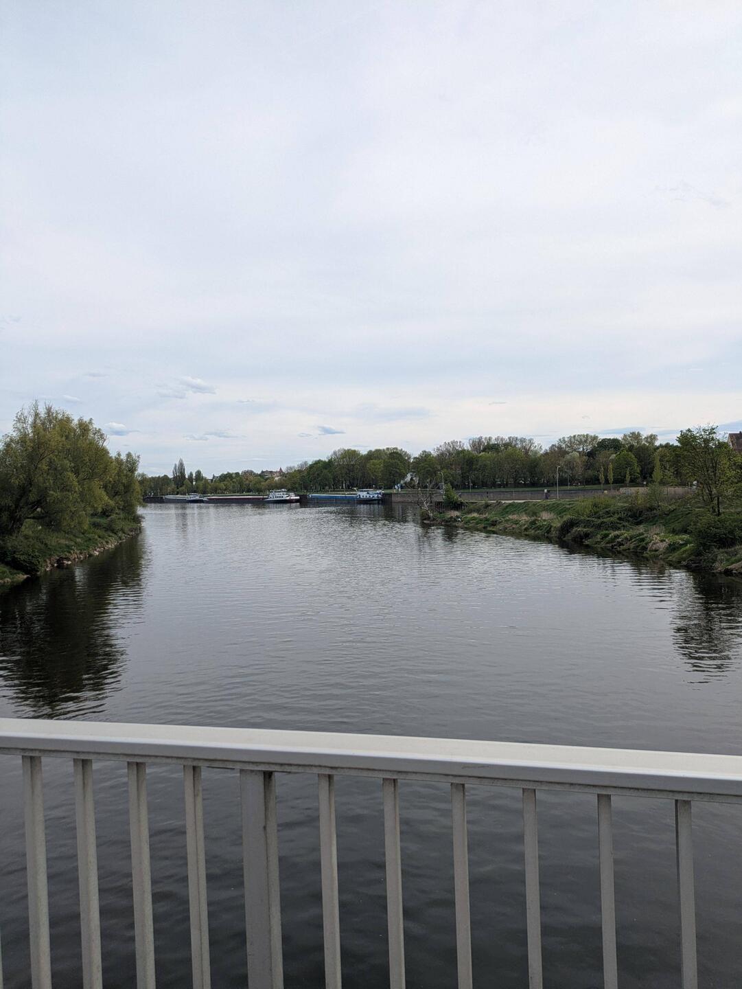 Der Fluss Regen - ziemlich langweilig
