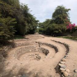 Multiple holes oxygenating the underground aquaduct water