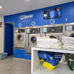 Our laundry is in the first on the left