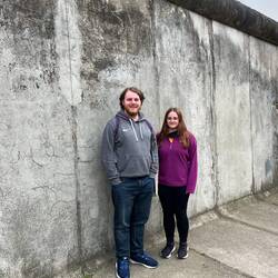 Reconstructed wall from the western side