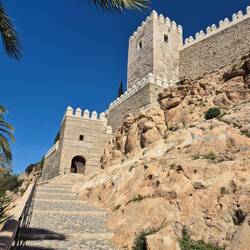 Alcazaba, Tür steht auf, ist aber trotzdem geschlossen