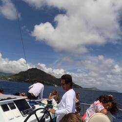 The First Mate was a little bored & took a nap.