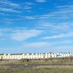Thousands of cotton bales on the road to Nyngan