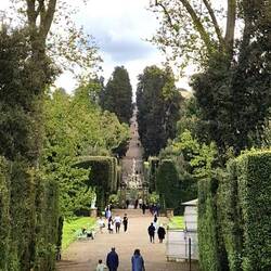 Avenue up to Prato dei Castagni (Chestnut Lawn). Quite a hike after the wine the night before!