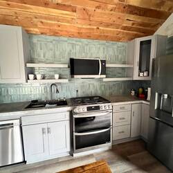 Shelves for dishes and plants