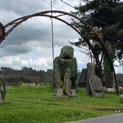 Open air art gallery