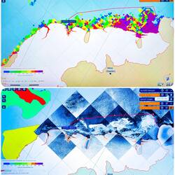 EL Sara downloaded this ice information along tomorrow's planned route.