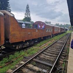Our train had open top carriage