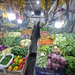 The market which was mega smelly