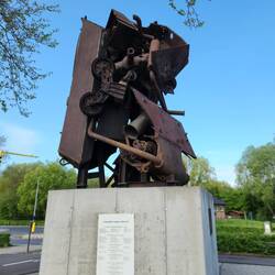 This was a memorial to thank the Canadians for support in a battle liberating against the Germans.