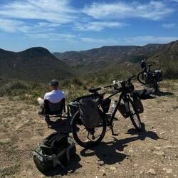 Mittagspause bei bester Aussicht.