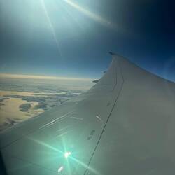 Irgendwo über Grönland