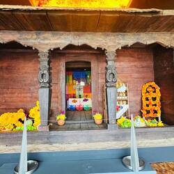 Nachgestellte Wohnhäuser