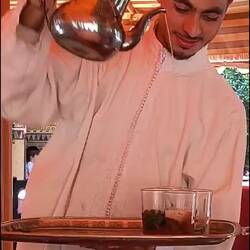 All meals end with mint tea.