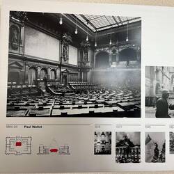 Original 1894 plenary chamber, about half the size of the current chamber