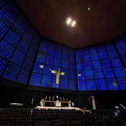 Inside the new church