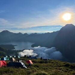 Ussicht vom Base Camp Crater Rim 🌄☺️