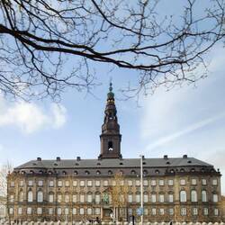 Christiansborg Palace houses Danish Parliament, Supreme Court, and the Ministry of State