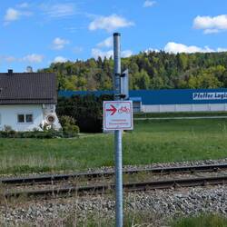 Wieder eine Umleitung