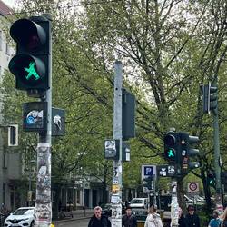 Some Green Ampelmännchen in the wild