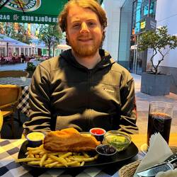 Wiener schnitzel and all the trimmings