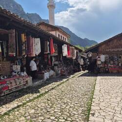 Albanischer Basar in Kruja
