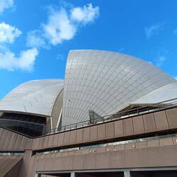 Das ganze Dach der Oper ist mit Kacheln versehen
