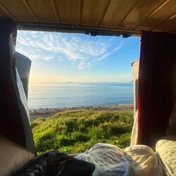 Letzte Nacht mit Blick aufs Meer