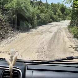 Rückweg, immer noch schlechte Strasse⚠️🚧