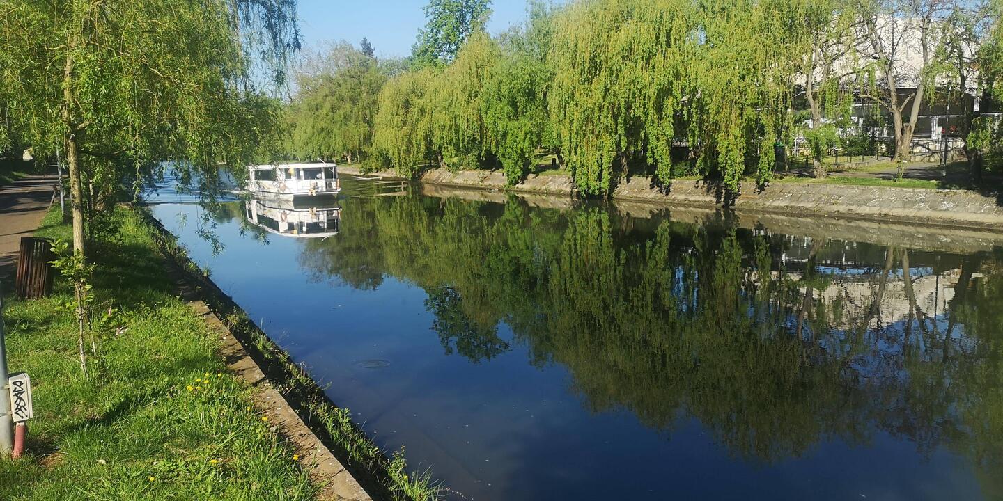 Spaziergang am Fluss