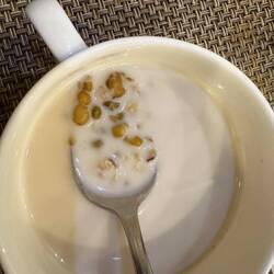 Bubur Kacang Hijau (Cooked Mung Beans in Coconut Milk)