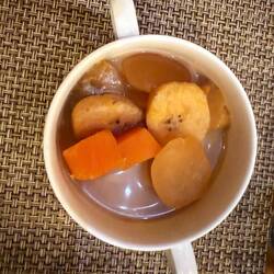 Kolak Manis (Sweet Potato, Banana in Coconut Milk, Brown Sugar