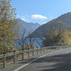 Wakatipu Lake as we head toward Queenstown