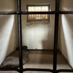 Prison cell, in the prison with the camp