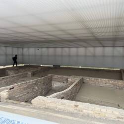 DDR troops demolished the Station Z building to great outcry, leaving only those foundations