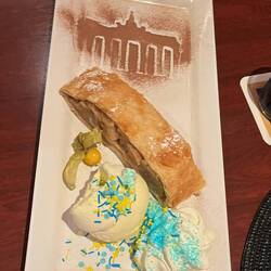 Apfelstrudel of course