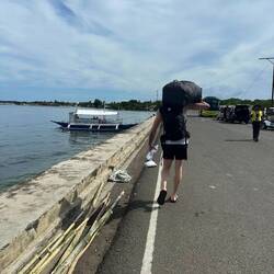 Uf em Weg zum Boot ☺️