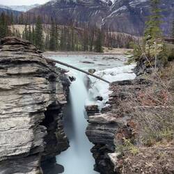 Die Athabasca-Wasserfälle