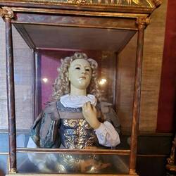 Wax bust of Prince George