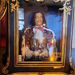 Wax bust of King Frederik