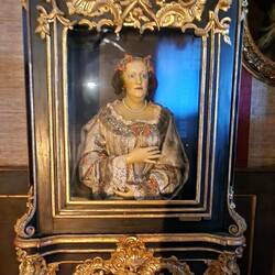 Wax bust of Sophie Amalie of Brunswick-Lüneburg (1628–1685), Queen of Denmark/Norway