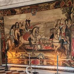 One of 12 tapestries in the Knights Hall commematng the victories in the Scanian War
